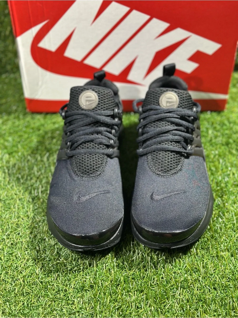 NIKE PRESTO (GS) TRIPLE BLACK/ SIZE 6Y BIG KIDS , SKU: 833875-003, NEW